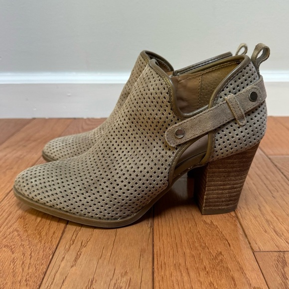 Franco Sarto Dale Heeled Bootie Brown Size 8.5 - Picture 4 of 7
